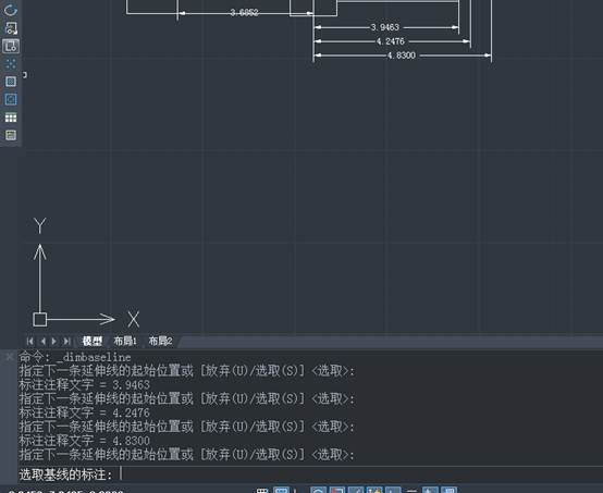 CAD中如何創(chuàng)建標(biāo)注基線尺寸