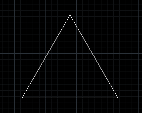 CAD怎么畫(huà)實(shí)心三角形