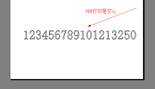 CAD中文字打印出來(lái)顯示為空心該怎么解決