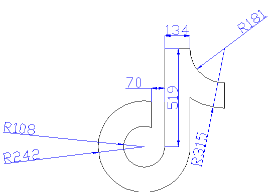 用CAD設(shè)計一個抖音logo