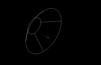 CAD三維設(shè)計(jì)中用旋轉(zhuǎn)命令畫圓臺(tái)