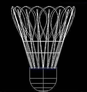 怎么用CAD繪制立體羽毛球？